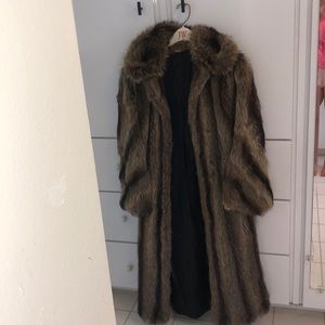 Real fur jacket